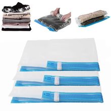 1 Pc Hand Rolling Compression Vacuum Bag Border Foldable Compressed Home Clothes Plastic Storage Bag Saving Seal Bags 2024 - buy cheap