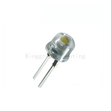 Contas de led 1000x alta qualidade, refletor com diodo led 0.5w f8 branco/vermelho/verde/azul/amarelo/rosa/395-410nm, frete grátis