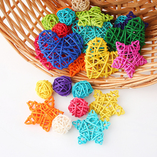 10/20pc Round Star Rattan Ball Artificial Flower for Wedding Christmas Party Decoration DIY Craft Kids Gift Wreath Home Ornament 2024 - buy cheap