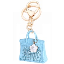 Chaveiro!Rhinestone Bolsos Keychain Handbag Keyring llaveros Charm Crystal Key Chain Ring Holder Women Bag Accessory Gift R002 2024 - buy cheap