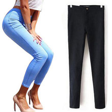 Узкие джинсы с завышенной талией для женщин 2019, эластичные женские джинсы, женские узкие джинсы, женские джинсовые брюки-карандаш, брюки, джинсы большого размера 2024 - купить недорого
