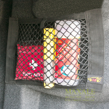 Car trunk mesh bag, Velcro tape, magic tape nets, truck net, net sling, string bag, vehicle stowing/ tidying elastic storage bag 2024 - buy cheap