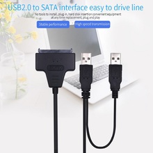 TISHRIC SATA USB 2.0 Cable Converter Adapter with USB Power for Laptop 2.5 Inch HDD SSD DVD Hard Disk/Drive USB SATA 15 7 22Pin 2024 - buy cheap