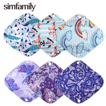 [simfamily] 10 PC Reusable Waterproof Bamboo Charcoal Cloth Panty Liner,Mixed Color,Wholesale Selling 2024 - buy cheap