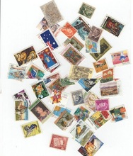 50 шт./лот, австралийские марки, все разные использованные, без повтора, почтовый штамп для сбора 2024 - купить недорого