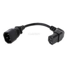 Male to Female C14 C13 PLug PDU Extension Power Cable Connector Right Angle Apr Whosale&DropShip 2024 - buy cheap