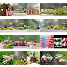 1 Pcs Retail 10 Colors Mini Fence Miniatures Fencing Fairy Garden Gnome Moss Terrariums Resin Crafts Fairy Garden Supplies 2024 - buy cheap