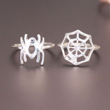 Anéis de anéis giratórios femininos e masculinos, anéis de moda e web simples com espinha de 30 espetos, vendas direto da fábrica de joias para homens e mulheres 2024 - compre barato