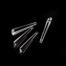 10pcs 76mm Glass Crystal Prisms Pendants Chandeliers Parts Lustres Clear Lamp Lighting Hang Drops 2024 - buy cheap