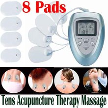 Electric body neck massager back Slim Tens Slimming Therapy Machine 8 Pads shoulder Neck Foot Leg back pain relief massage 2024 - buy cheap