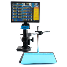 2K 30MP 180X 300X Zoom Industrial Digital Video Microscope Camera Set Work System For Lab Teaching Electronic PCB Soldering 2024 - buy cheap