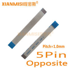 5Pin Flexible Flat Cable FFC  Opposite Side 1.0mm Pitch AWM 20624 80C 60V  Length 5cm 8cm 10cm 15cm 20cm 25cm 30cm 35cm 5PCS 2024 - buy cheap