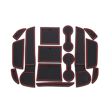 Коврик для паза двери автомобиля для mitsubishi Outlander 2013-2019 затворный слот резиновый коврик анти-скольжения Мат водные подставки с защитой от скольжения, 12 шт. 2024 - купить недорого