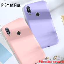 Luxury Soft Back Matte Color Cases For Huawei P Smart Plus Simple Solid Color Ultrathin Case Candy Color Back PSmart Plus 2024 - buy cheap