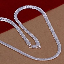 Silver Necklace Pendant,925 jewelry silver plated Necklace 5mm Necklace N130 /JCVDGBOJ SGXBIMAE 2024 - buy cheap