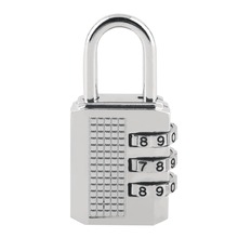 top safeyt 3/4 Dial Combination Padlock Locker Door Toolbox Luggage Suitcase Lock 2024 - buy cheap