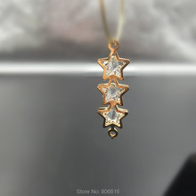 Abalorios de joyería interior de cristal y diamantes de imitación, abalorios de joyería de 35x11mm, aleación de KC de oro de Color estrella, 120 Uds. 2024 - compra barato