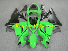 Novo kit de carenagem de motocicleta para kawasaki ninja zx10r 2004, 2005, zx10r, 04, 05 top, verde, preto, abs, conjunto de carenagens + 7 presentes, sf69 2024 - compre barato