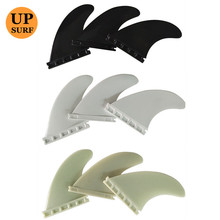 Quilhas Plastic Surf Single Tabs Fin M Quad Surfboard Fins Single Tabs Fins M Size Surf Fins white black clear 2024 - buy cheap