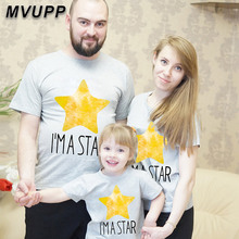 I am star mommy and me matching clothes family t shirt for father son mother daughter outfits mom baby big little sisters dad 2024 - buy cheap