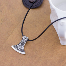 Euro-American Fashion Jewelry Viking Viking Axes Pendants Necklace Tide Men Retro Necklace 2024 - buy cheap