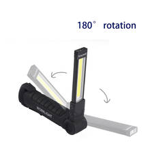 1 * COB Светодиодная лампа USB перезаряжаемая Встроенная батарея Светодиодная лампа с магнитом портативный фонарик для кемпинга на открытом воздухе 2024 - купить недорого