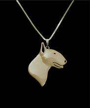 Handmade Bull Terrier Side Face Pendant women choker chain necklace Pet Lovers Gift jewelry 2024 - buy cheap