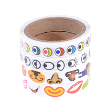 1 Roll Eye/Nose/Mouth Self-adhesive Paper Stickers Roll Children DIY Craft Materials High Quality 2024 - buy cheap
