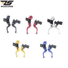 Zs racing-manete de embreagem e freio para motocicletas, alavanca de embreagem hidráulica, 22mm, para reservatório de cilindro mestre 2024 - compre barato