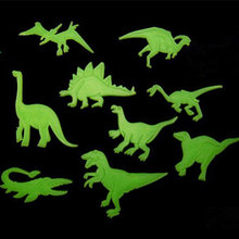 9 шт./компл. Светящиеся в темноте динозавры, игрушки, наклейки, наклейка на потолок, светящиеся наклейки с динозаврами для детской комнаты 2024 - купить недорого