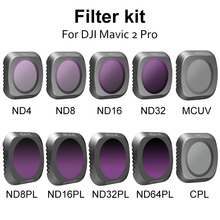 Набор фильтров для объектива камеры DJI MAVIC 2 PRO MCUV CPL ND ND4 ND8 ND16 ND32 для Mavic 2 Drone Gimbal аксессуары для камеры 2024 - купить недорого