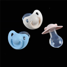 1pcs Big Adult Nibbler Pacifier Feeding  Nipples Adult Sized Design with Back Cover Little for Big Adult Pacifier 2024 - buy cheap