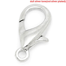 DoreenBeads Lobster Parrot Clasps dull silver color 9x16mm,50PCs (B27261) 2024 - buy cheap
