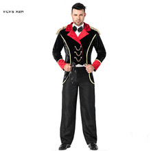 Men The circus Animal trainer Cosplays Halloween Magician Costumes Purim Carnival parade Stage performanc Masquerade Party dress 2024 - buy cheap