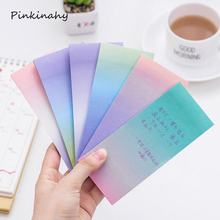 4pcs The Natural Gradient Color Self-Adhesive Memo Pad Desk Weekly Daily Planner Sticky Notes Sticker Label School Office Supply 2024 - buy cheap
