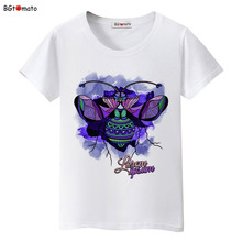 2021 Beautiful design butterfly T-shirts Original brand New clothes Beautiful casual shirts women tops tees cheap sale 2024 - buy cheap