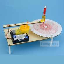 diy kit  Electric Plotter Drawing Robot Science Experiments  Tecnologia Creative Educational Physical  steam toys 2024 - buy cheap