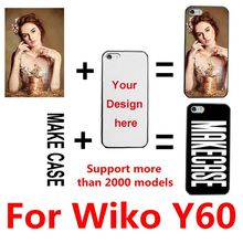 Чехол для Wiko Y60 с персонализированным фото именем на заказ 2024 - купить недорого