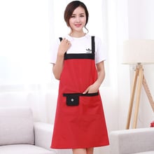 Polyester Apron Waterproof Adjustable Bib Uniform With 2 Pockets Hairdresser Kit Salon Hair Tool Chef Waiter Kitchen Cook Tool 2024 - buy cheap