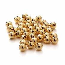 100pcs/lot Copper Round Spacer Beads 3mm 4mm 6mm Round Gold/Rose Gold/Silver Color Loose Beads for DIY Jewelry Making Findings 2024 - buy cheap