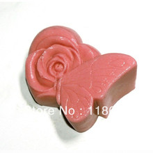 Soap Mold Cake Decoration Mold Handmade Soap Mold NO.SO-036 Modelling Silicon Free Shipping Butterfly Rose Moulds Eco-friendly 2024 - buy cheap