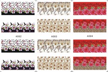 3 SHEETS / LOT Nail Art Water Transfers Stickers Nail Decals Stickers BIRD STRAMONIUM LILY SUNFLOWER A082-084 2024 - buy cheap
