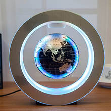 Round LED Map Floating Globe Magnetic Levitation Light Anti Gravity Magic 2024 - buy cheap