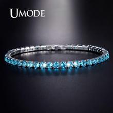 UMODE Tennis Bracelet for Men Jewelry Luxury Bracelets for Women Femme Luxury Friends Jewellery Accessories Wholesale UB0097E 2024 - buy cheap