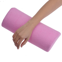 1pcs Professional Washable Pink Soft Hand Rest Cushion Pillow Nail Art Design Manicure Care Salon Half Column Tool 2024 - buy cheap