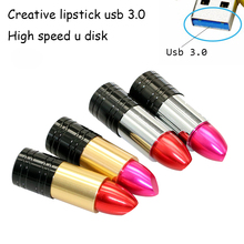 USB Flash Drive 3.0 Fashion 64GB Lipstick Pendrive USB Stick Popular Gift for Girl Pen Drive  Flash Card high speed 2024 - buy cheap