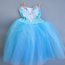 Adult Romantic Professional Ballet Tutu Costume Modern Dance Fairy Long Tulle Dress Show Dance Child Girl Ballet Mujer Kids 2024 - buy cheap