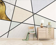beibehang wallpaper for kids room Nordic minimalist line geometric wallpaper personality TV background wallpaper 3d on the wall 2024 - buy cheap