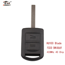 Dandkey chave remota 2bt para ag, chave para agila meriva astra corsa c combo van tigra vectra ask 433.9mhz com chip id40 para opel 2024 - compre barato