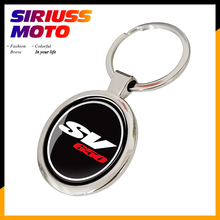 Chrome Motorcycle Keychain Key Ring Case for Suzuki SV650 SV650S SV 650 2024 - buy cheap